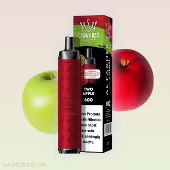 Al Fakher Crown Bar 600 – Two Apple
