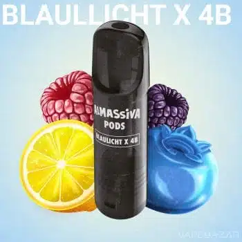 AlMassiva Prefilled Pods –  Blaulicht X 4B (2er Pack)