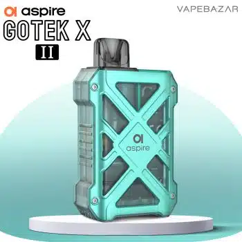 Aspire GoTek X II Pod Kit – Cyan