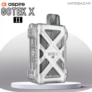 Aspire GoTek X II Pod Kit – Silver