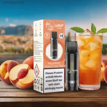 CUBAR Vybe Pod – Palermo Peach Ice Tea