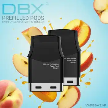 DBX Prefilled Pods by Bugatti – Apple Peach (2er Pack)
