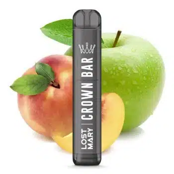 Crown Bar Al Fakher x Lost Mary – Peach Green Apple