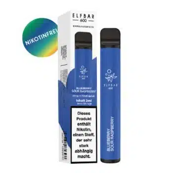 Elf Bar – Blueberry Sour Raspberry (Nikotinfrei)