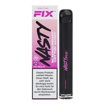 NASTY FIX AIRFIX – Blackcurrant Cotton Candy