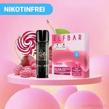 ELFBAR ELFA Prefilled Pods – Cherry (2er Pack) – NIKOTINFREI