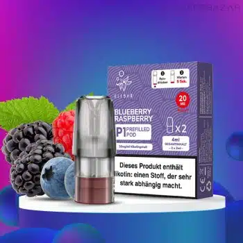 Elf Bar Mate 500  – Blueberry Raspberry – Prefilled Liquid Pod – 2er Pack