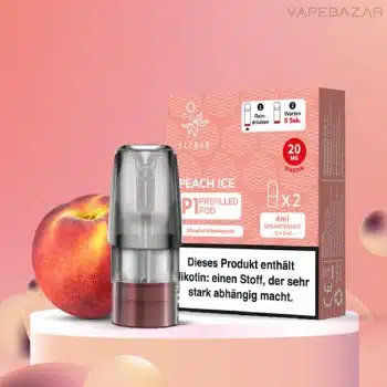 Elf Bar Mate 500  – Peach Ice – Prefilled Liquid Pod – 2er Pack