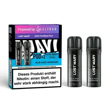 Elfbar Lost Mary WAVI – Prefilled Pod – Blue Razz Lemonade