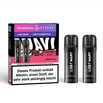Elfbar Lost Mary WAVI – Prefilled Pod – Peach Ice