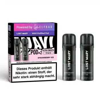 Elfbar Lost Mary WAVI – Prefilled Pod – Strawberry Ice