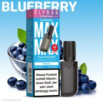 Elfbar Max – Blueberry – Prefilled Pod
