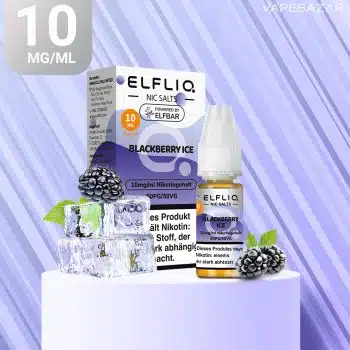 Elfliq Nikotinsalz Liquid – Blackberry Ice 10mg/ml Nikotin
