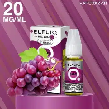 Elfliq Nikotinsalz Liquid 10ml  – Grape 20mg/ml Nikotin