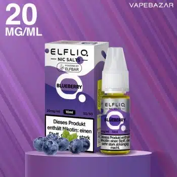 Elfliq Nikotinsalz Liquid 10ml  – Blueberry 20mg/ml Nikotin