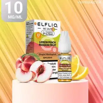 Elfliq Nikotinsalz Liquid – Lemon Peach Passion Fruit 10mg/ml Nikotin