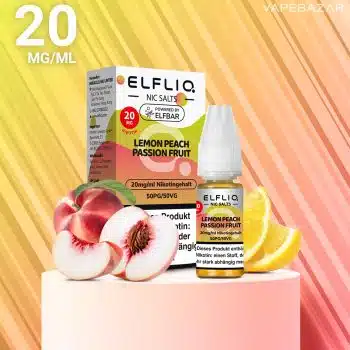 Elfliq Nikotinsalz Liquid – Lemon Peach Passion Fruit 20mg/ml Nikotin