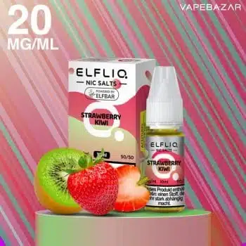 Elfliq Nikotinsalz Liquid 10ml  – Strawberry Kiwi 20mg/ml Nikotin