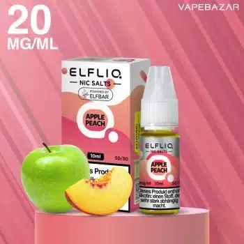 Elfliq Nikotinsalz Liquid 10ml  -Apple Peach 20mg/ml Nikotin