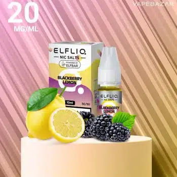 Elfliq Nikotinsalz Liquid 10ml – Blackberry Lemon 20mg/ml Nikotin