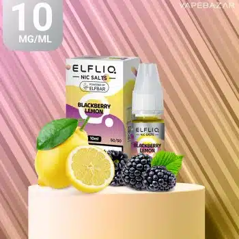 Elfliq Nikotinsalz Liquid 10ml – Blackberry Lemon 10mg/ml Nikotin