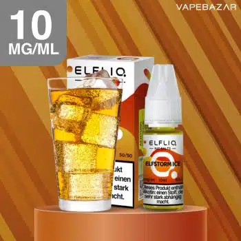Elfliq Nikotinsalz Liquid 10ml – Elfstorm Ice 10mg/ml Nikotin