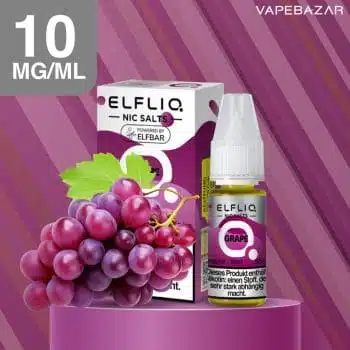 Elfliq Nikotinsalz Liquid 10ml  – Grape 10mg/ml Nikotin