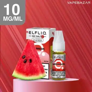 Elfliq Nikotinsalz Liquid 10ml  – Watermelon 10mg/ml Nikotin