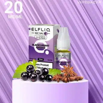 Elfliq Nikotinsalz Liquid 10ml – Blackcurrant Aniseed 20mg/ml Nikotin