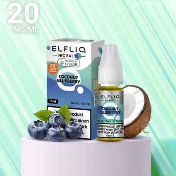 Elfliq Nikotinsalz Liquid – Coconut Blueberry 20mg/ml Nikotin
