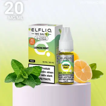 Elfliq Nikotinsalz Liquid – Lemon Mint 20mg/ml Nikotin