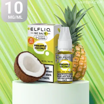 Elfliq Nikotinsalz Liquid – Pineapple Coconut 10mg/ml Nikotin