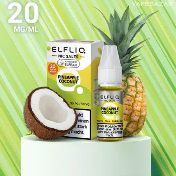 Elfliq Nikotinsalz Liquid – Pineapple Coconut 20mg/ml Nikotin