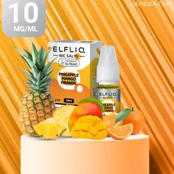 Elfliq Nikotinsalz Liquid 10ml – Pineapple Mango Orange 10mg/ml Nikotin
