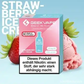 GeekVape Wenax M1 Pod – Strawberry Ice Cream