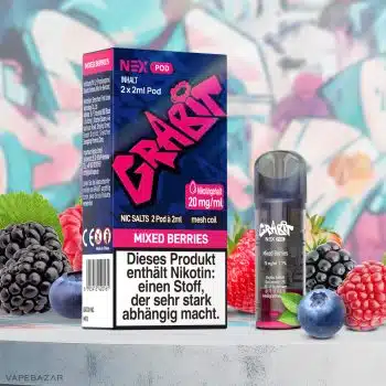 Grabit Nex Pods – Mixed Berries (2er Pack) (ELFA Kompatibel)