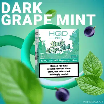 HQD Cirak 2 Pods – Dark Grape Mint