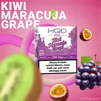 HQD Cirak 2 Pods – Kiwi Maracuja Grape