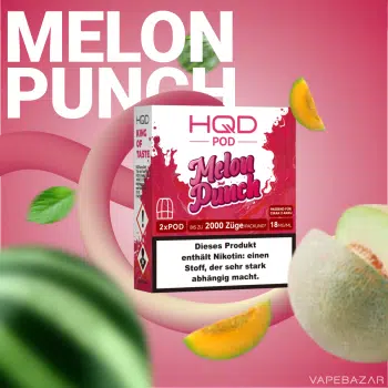 HQD Cirak 2 Pods – Melon Punch