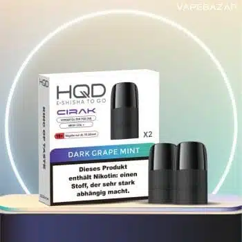 HQD Cirak – HQD Pods – Dark Grape Mint – 2er Pack