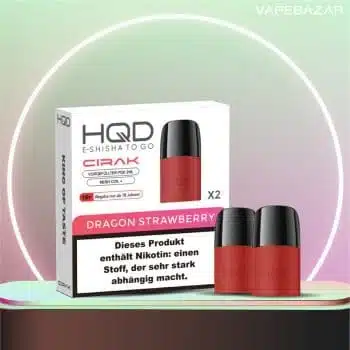 HQD Cirak Pods – Dragon Strawberry – 2er Pack