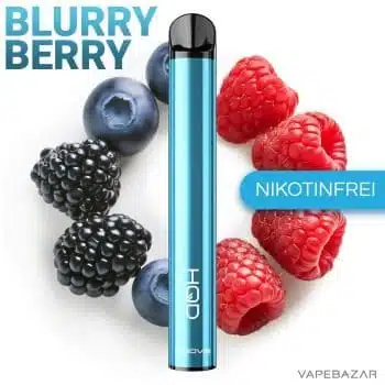 HQD Hoova Einweg E-Zigarette – Blurry Berry – Nikotinfrei