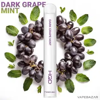 HQD Hoova + Einweg E-Zigarette – Dark Grape Mint