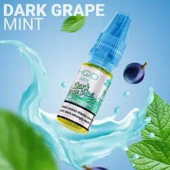 HQD Juice Liquid – Dark Grape Mint – 18 mg/ml Nikotin