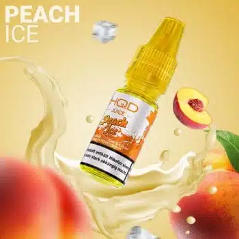 HQD Juice Liquid – Peach Ice – 18 mg/ml Nikotin