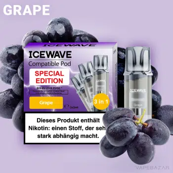 ICEWAVE Pod – Grape – 3er Pack