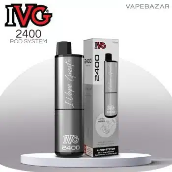 IVG 2400 – 4 Pod System – Device – Silver