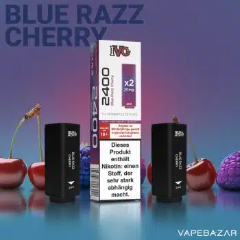 IVG 2400 – 4 Pod System – Prefilled Pods (2 Stk.) – Blue Razz Cherry