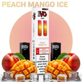 IVG AIR Pods – Peach Mango Ice (2er Pack)
