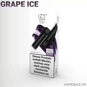 IZY Vape – IZY CLICK Pod – Grape Ice 20mg/ml Nikotin